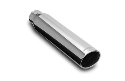 2001 Ford Crown Victoria - A single chrome exhaust tip is shown against a white background, with Supermotors.net branding at the bottom.