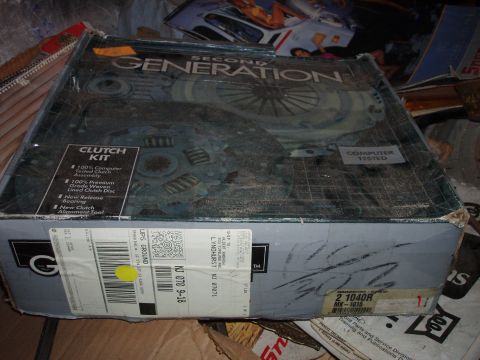 1979 Ford Bronco - A box for a clutch kit is shown, with "Second Generation" printed on top.