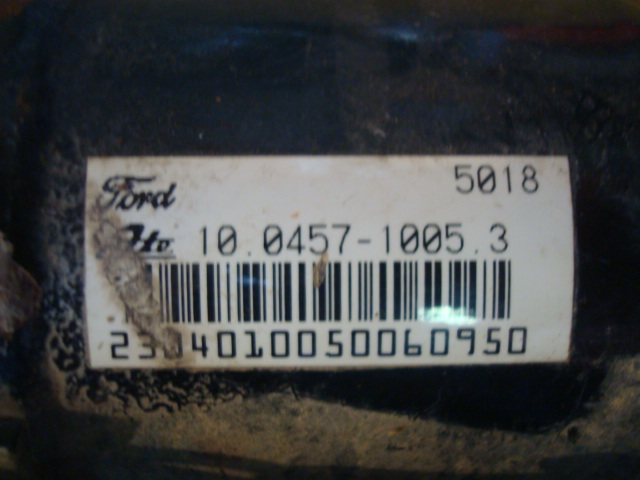Ford part label with part number 10.0457-1005.3 and barcode