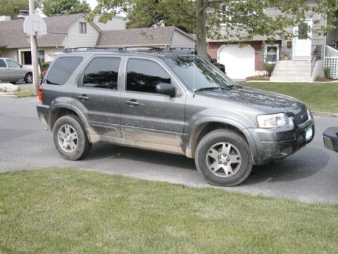 1994 Ford Bronco - A gray SUV is parked on the side of a street with houses in the background.