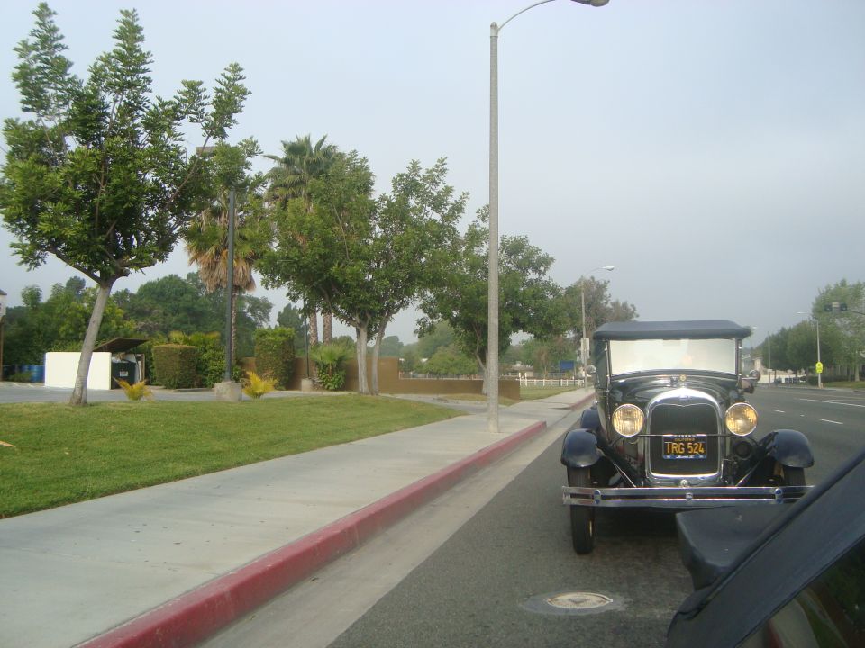 1920s Ford Model A front view with license plate TRG 524