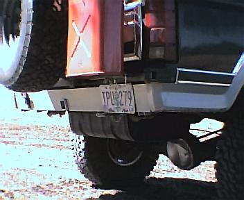 1984 Ford Bronco - Home-made rear bumper
