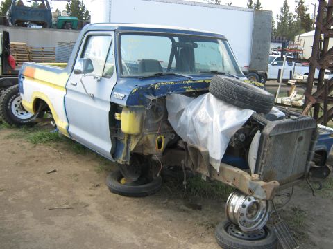 1978 Ford Bronco - not much left of old bronco