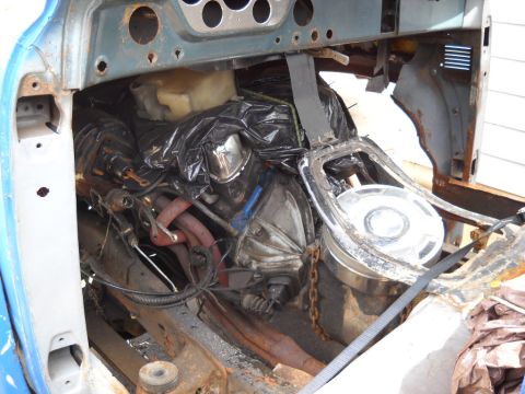 1954 Ford F-100 - I took a short break from the scrap metal and worked on the 54 a little. I decided I'm going to start from scratch on the firewall recess a…