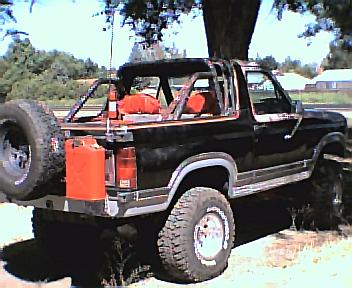 1984 Ford Bronco - Topless from the rear