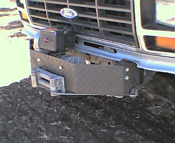 1984 Ford Bronco - Home made winch bumper