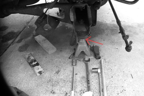 1989 Ford Bronco - The last thing that remains are the two ball joints themselves. What you see in this photo - Knuckle with ball joints still pressed in is g…