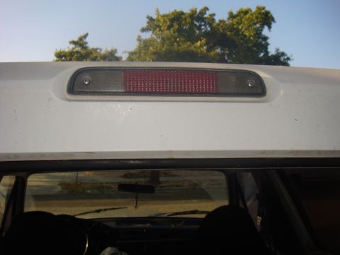 1992 Ford Bronco - The third brake light assembly on a 1992 Ford Bronco is visible from the rear.