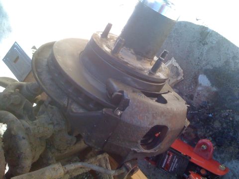 1992 Ford Bronco - This image shows a vehicle's brake rotor and caliper assembly, not a complete vehicle.