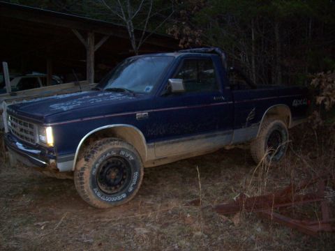 1973 Ford Maverick - 1987 S10 that came with the house we bought. 2.8 V6 Auto 4x4 that is in pretty rough shape, just a fun truck to play around in.
