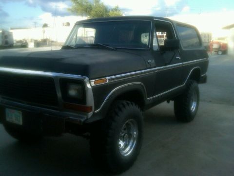 1987 Ford Bronco - This 1987 Ford Bronco is shown from the front three-quarter angle.