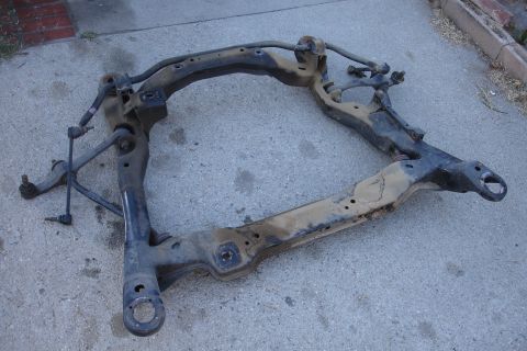 1992 Ford Taurus - This is a front subframe assembly, likely removed for replacement or repair.