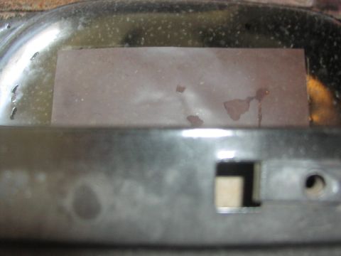 1981 Ford Bronco - temp fix to keep out water...magnetic sheets!