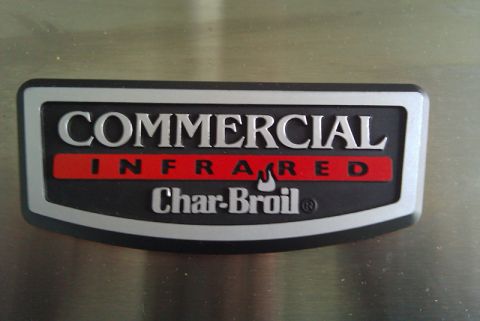 1966 Ford Five Hundred - Emblem reads 'COMMERCIAL INFRARED Char-Broil'.
