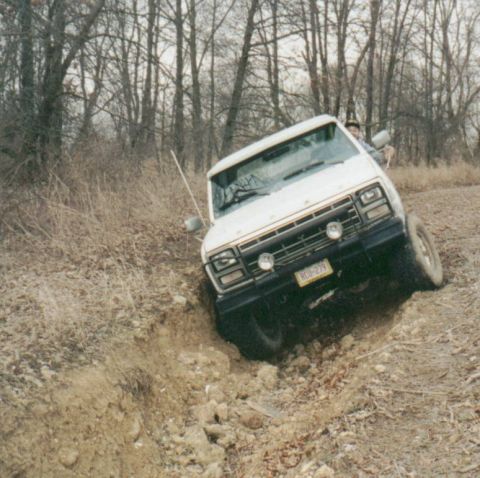1980 Ford Bronco - Pitman Pit, because my brother snapped his jeep's pitman arm there
