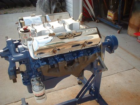 1969 Ford Torino - I am waiting on the original intake, valve covers & dist so I can finish out the engine.