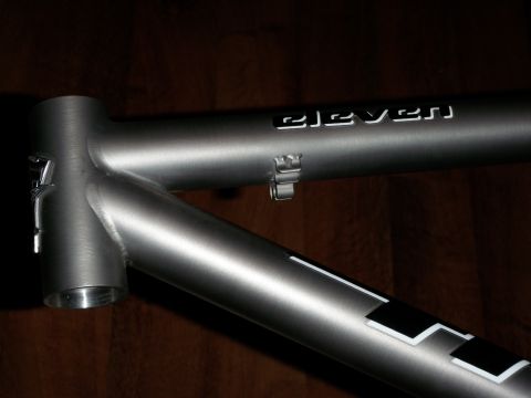 2001 Chevrolet Silverado 1500 - Bicycle frame detail showing the 'eleven' branding and graphic elements.