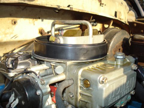 1967 Ford F-250 - Holley carburetor detail, showing the "Since 1903" inscription.