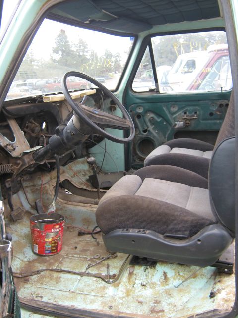 1978 Ford Bronco - got steering column in and pass side explorer seat is done . test fitting drivers side will have to modify the base.