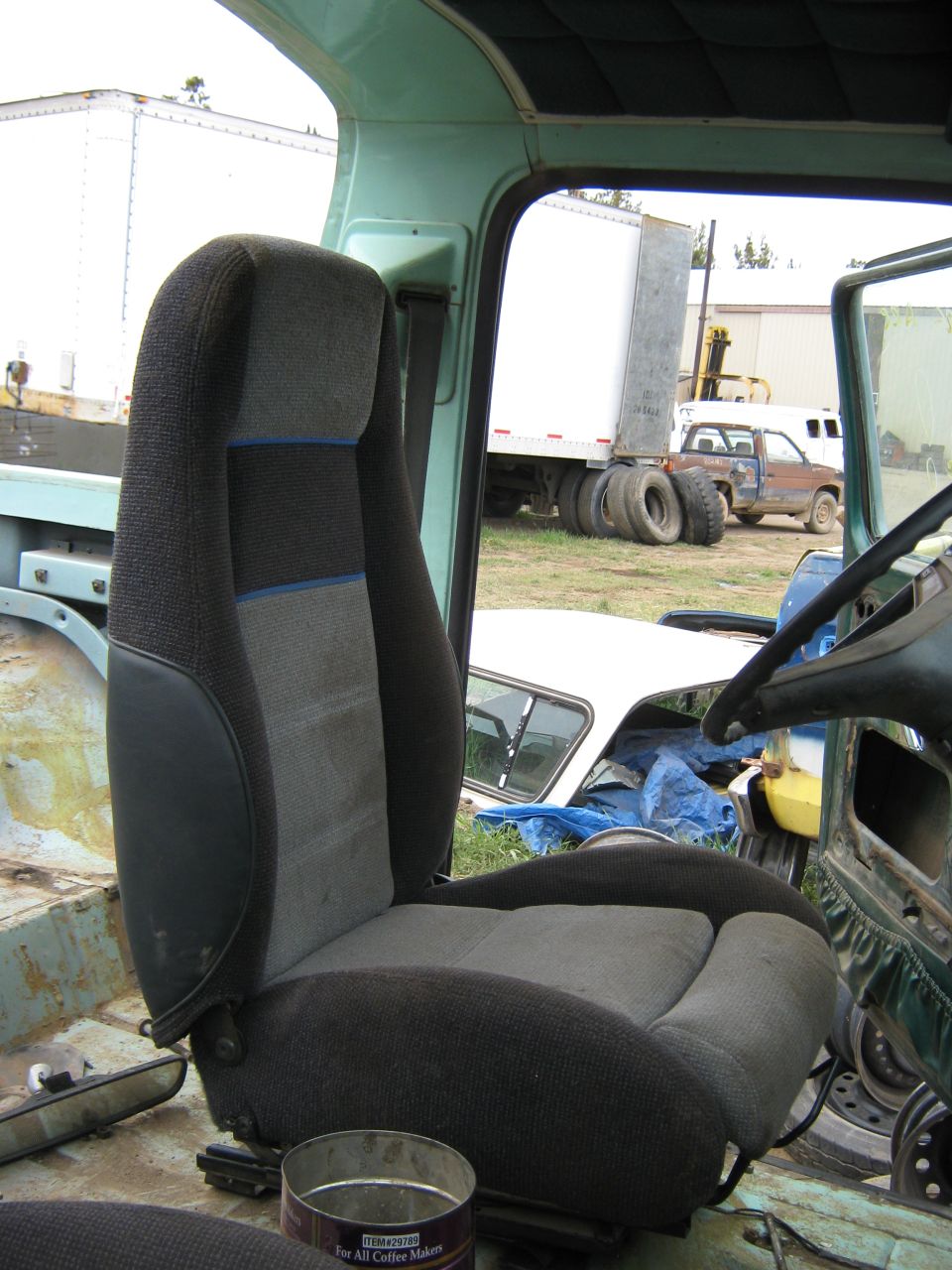 test fitting drivers seat
