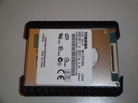 1993 Ford Taurus - Toshiba 120GB hard drive with model number MK1231GAL and serial number visible on the label.