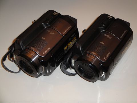 1993 Ford Taurus - Two Sony Handycam camcorders are shown, each a Carl Zeiss lens and Exmor sensor.