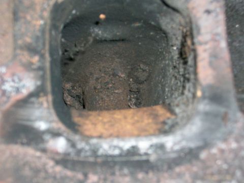 1973 Ford Ranchero - This image shows a close-up of a heavily used engine part, not a vehicle.