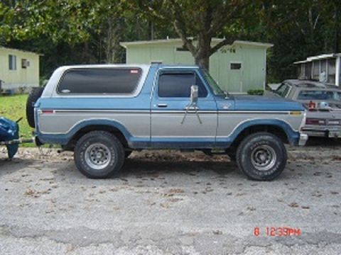 1979 Ford Bronco - how it looked when i got it
