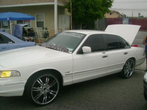 1997 Ford Crown Victoria - at the car show in bell california