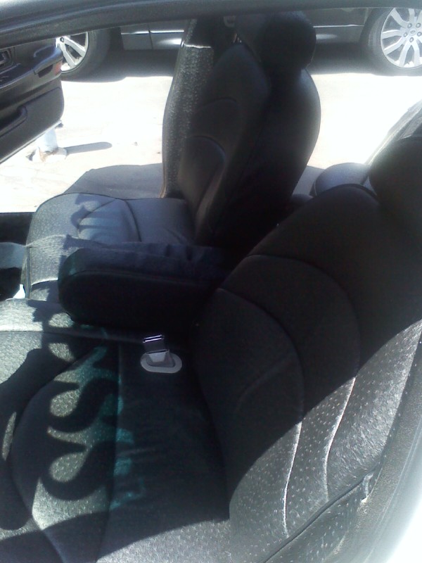 new ostrich interior in black..