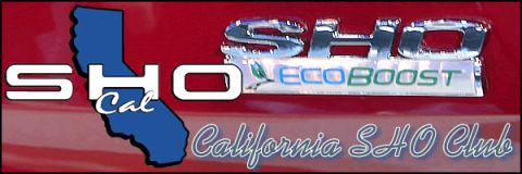 1993 Ford Taurus - Emblem for the California SHO Club, 'SHO EcoBoost' branding.