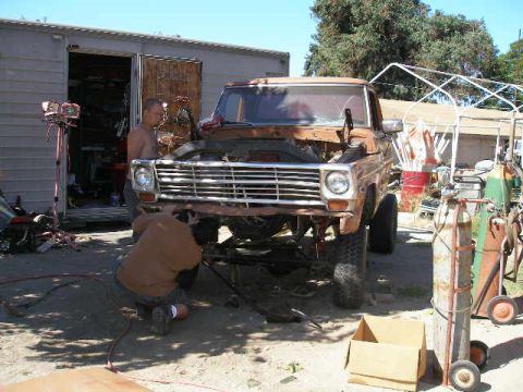 Body swap3 - 1969 Ford F-250