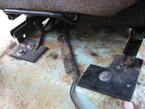 1978 Ford Bronco - drivers side modifications front of base