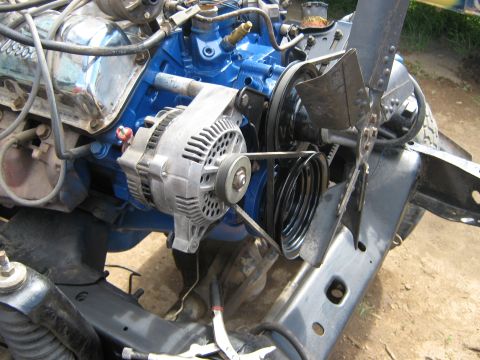1978 Ford Bronco - installing 3g alternator