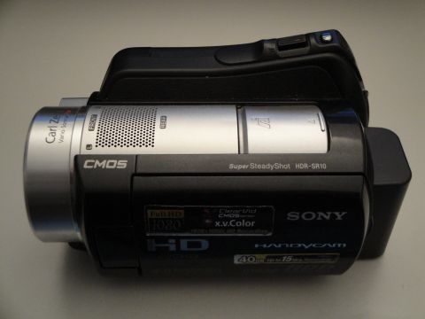 1993 Ford Taurus - Sony Handycam HDR-SR10 camcorder, a digital video recorder with Full HD 1080 recording capabilities.