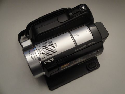 1993 Ford Taurus - A Sony HDR-SR10 Handycam camcorder is shown with its Carl Zeiss Vario-Sonnar lens.