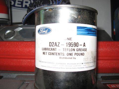 1994 Ford Bronco - Ford Teflon grease can with part number D2AZ-19590-A and one pound net contents.