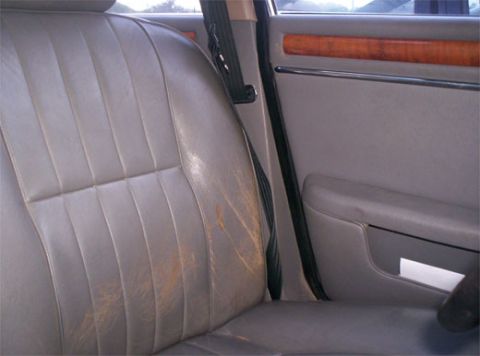 1987 Jaguar XJ6 - Driver seat wear