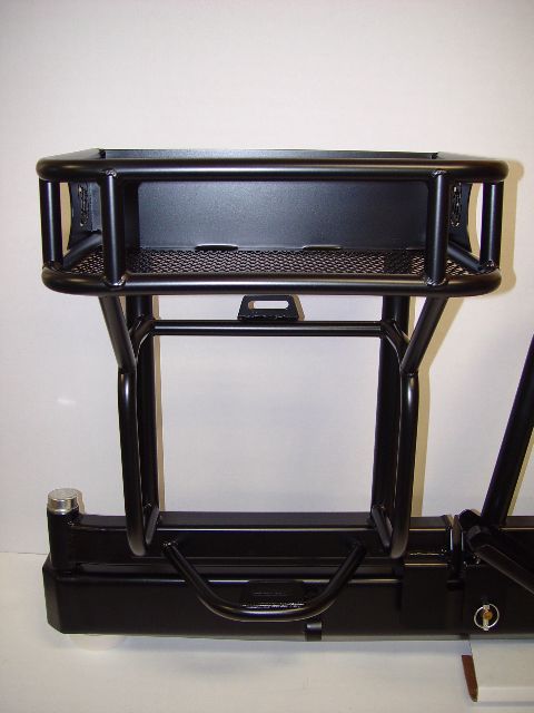 1993 Ford Bronco - This aftermarket rear bumper assembly includes a tire carrier and protective sliders.