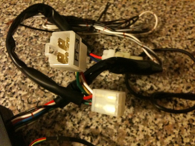 Wiring harness with FT-3 connector and other plugs