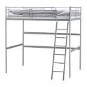 1991 Ford Bronco - Metal loft bed with ladder, suitable for a child's room or small living space.