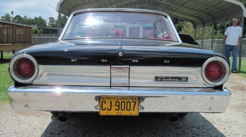 1992 Ford Mustang - This classic Ford Fairlane 500 features a chrome bumper and distinctive taillights.