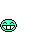 1989 Ford Bronco - A pixelated smiley face against a vibrant pink background.