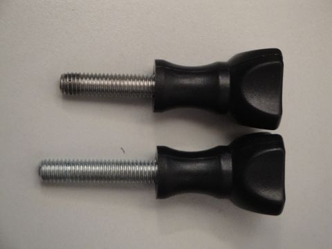 1993 Ford Taurus - Two camera mounting screws with threaded metal shafts are shown against a light background.
