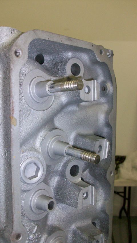 1973 Ford Ranchero - Engine cylinder head part, likely from a Ford vehicle.