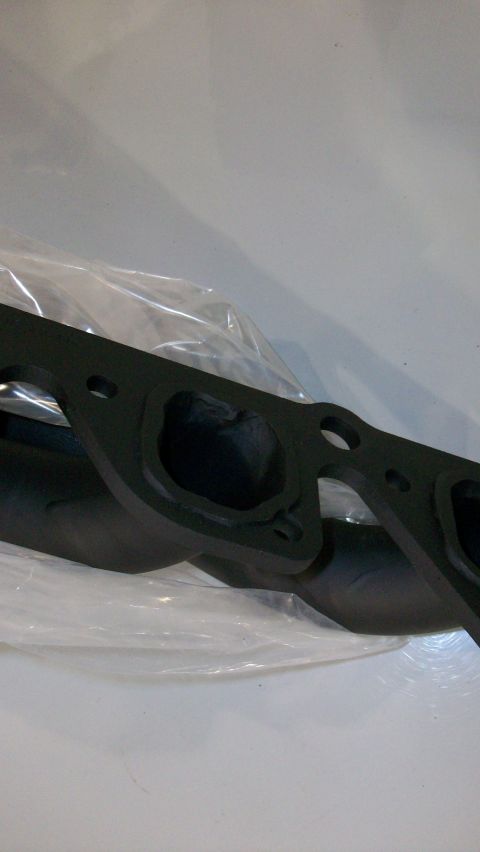1973 Ford Ranchero - This is a close-up of an exhaust manifold, not a 1973 Ford Ranchero.