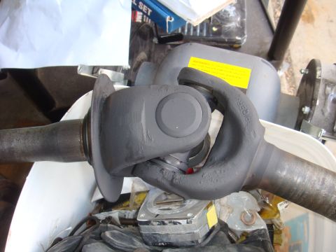 1992 Ford Bronco - Close-up of a driveshaft universal joint, possibly for a Ford Bronco.