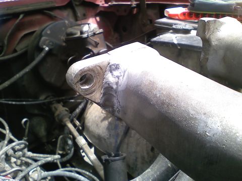 1981 Ford Bronco - Installed a Clifford Performance gasket and it almost immediately split (piece of junk). Caused the tab to fold in and break off. Had to ha…