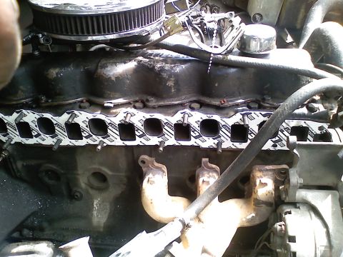1981 Ford Bronco - Purchased a Mr. Gasket 260 intake/exhaust manifold. So far, it's by far the BEST intake/exhaust gasket for the 300 I've found. Sealed it up…