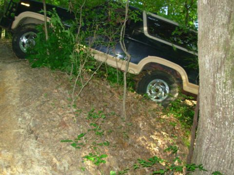 1983 Ford Bronco - With just a little tirespin, the back end came around under me.
